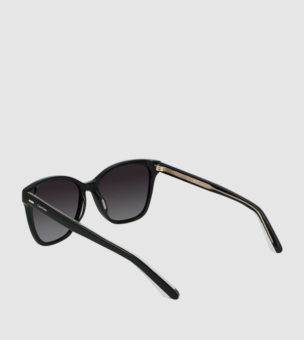 كالفين كلاين  نظارات الشمسية - أسود Square Sunglasses