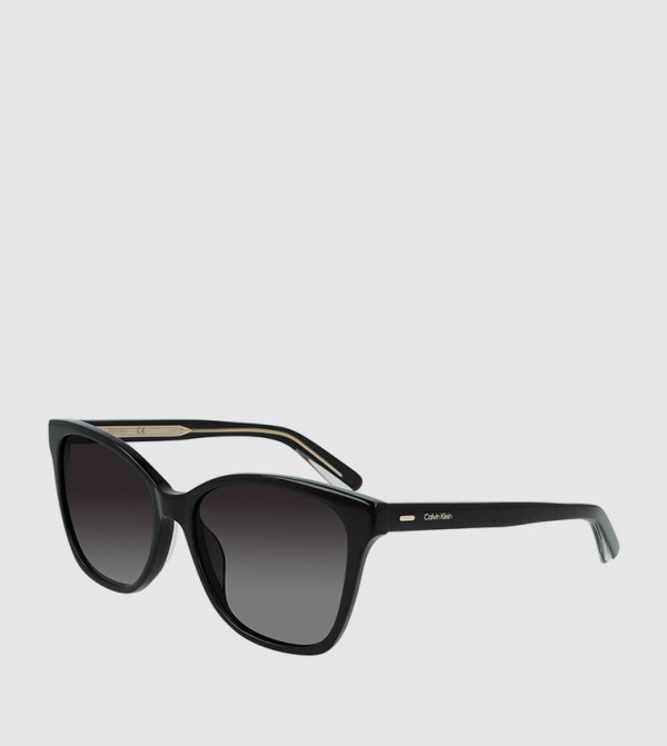 كالفين كلاين  نظارات الشمسية - أسود Square Sunglasses