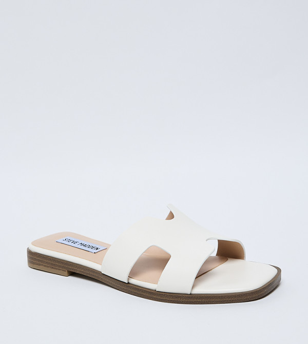 Steve Madden  Shoes - White Flat Sandals