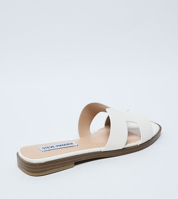 Steve Madden  Shoes - White Flat Sandals