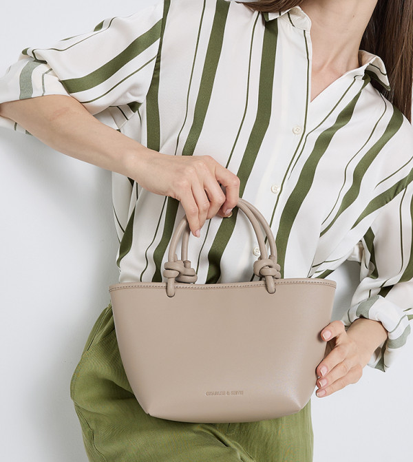 Charles & Keith Charles & Keith - Taupe Tote Bags