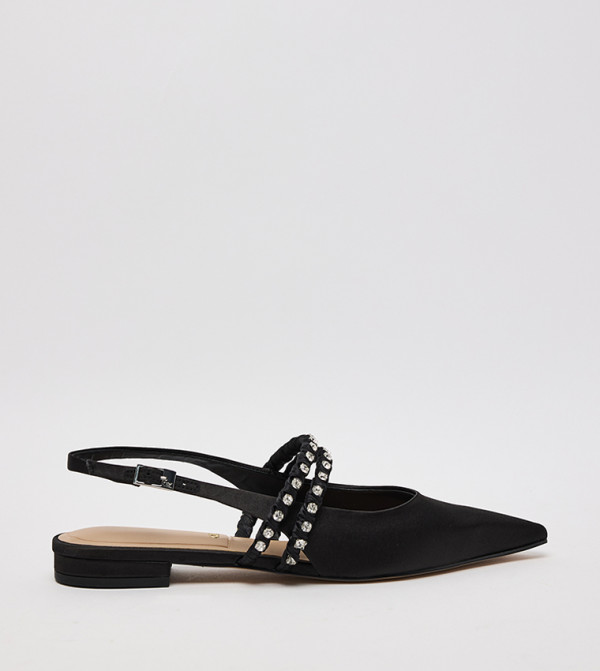 Charles & Keith Flat Shoes - Black undefined
