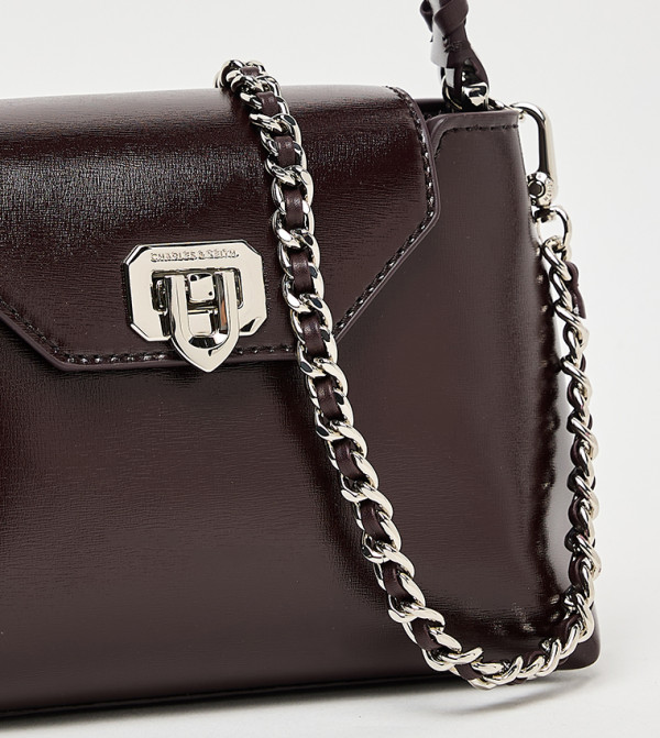 Charles & Keith Charles & Keith - Burgundy Shoulder bags