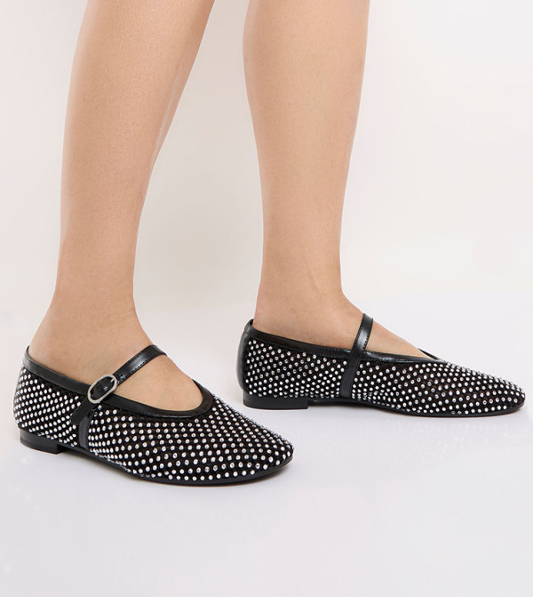 Charles & Keith  Mary Janes - Black Mary Janes