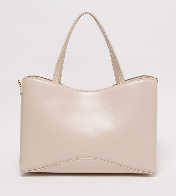 Charles & Keith  Shoulder Bags - Beige Shoulder bags