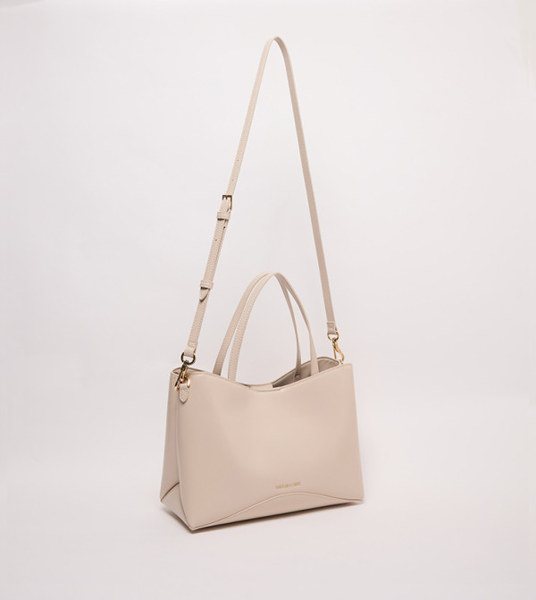 Charles & Keith  Shoulder Bags - Beige Shoulder bags