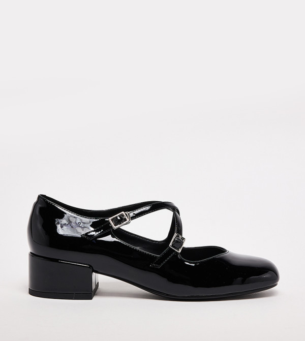 Charles & Keith  Mary Janes - Black Mary Janes