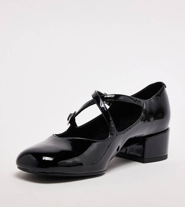 Charles & Keith  Mary Janes - Black Mary Janes