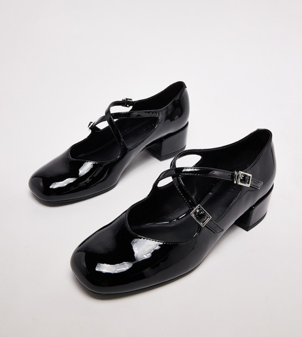 Charles & Keith  Mary Janes - Black Mary Janes