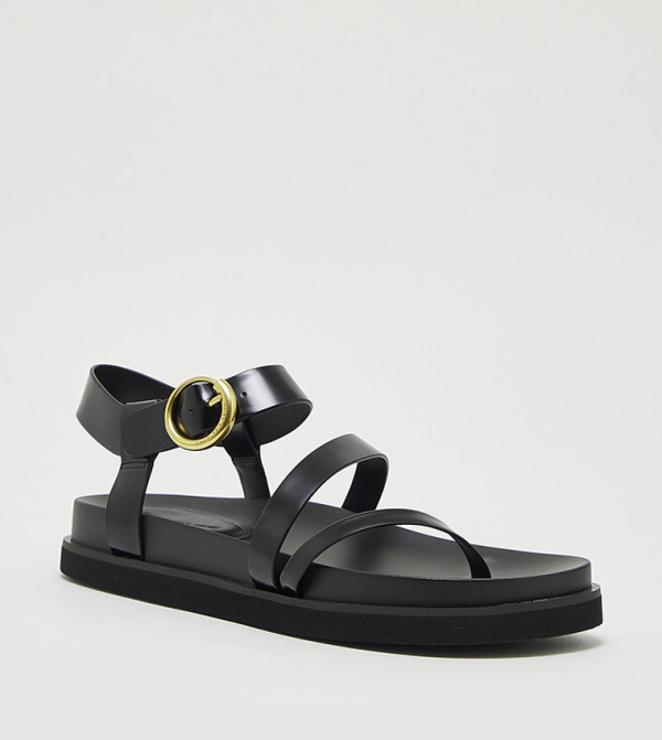 تشارلز آند كيث تشارلز آند كيث - أسود Flat Sandals