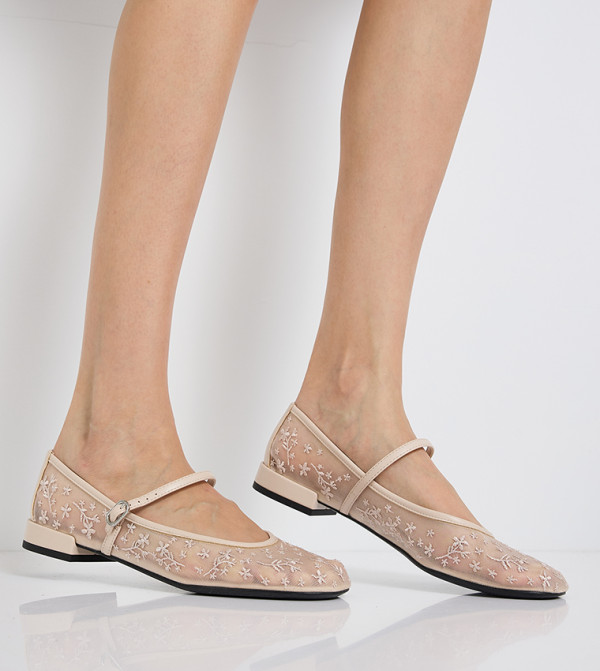 Charles & Keith Charles & Keith - Nude Mary Janes
