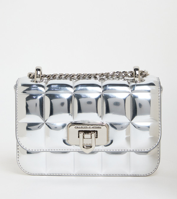Charles & Keith - Silver Cross Body Bags