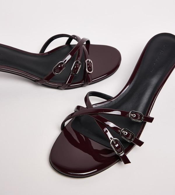 Charles & Keith  Shoes - Burgundy Heels