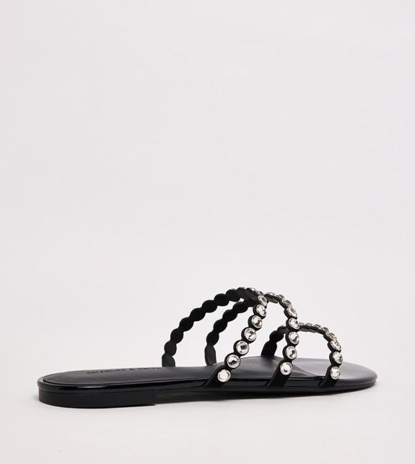 تشارلز آند كيث تشارلز آند كيث - أسود Flat Sandals