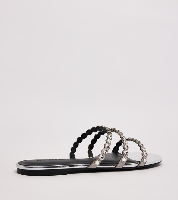 Charles & Keith Charles & Keith - Silver Flat Sandals