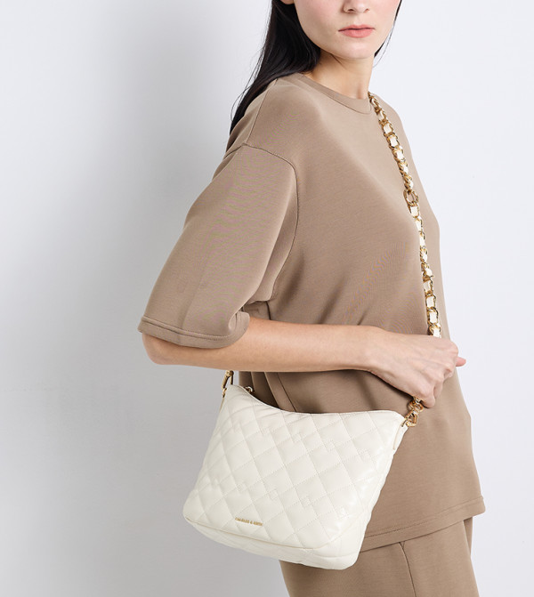 Charles & Keith Charles & Keith - White Shoulder bags