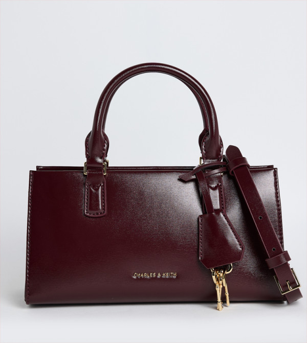 Charles & Keith Charles & Keith - Burgundy Satchel Bags