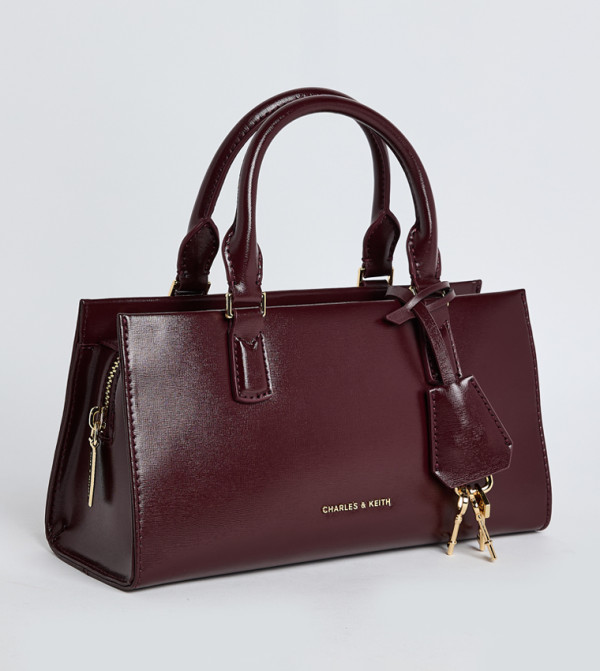 Charles & Keith Charles & Keith - Burgundy Satchel Bags