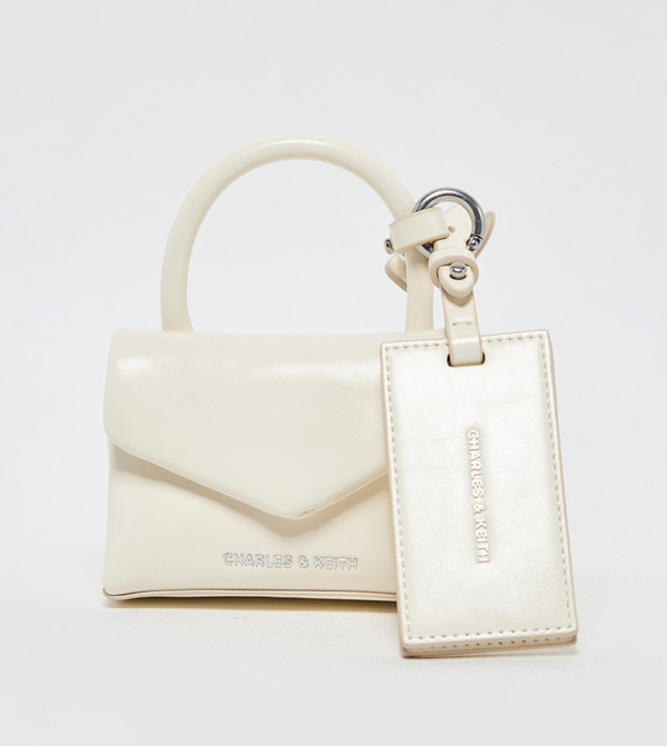 Charles & Keith  Key Chains - Cream Key chains