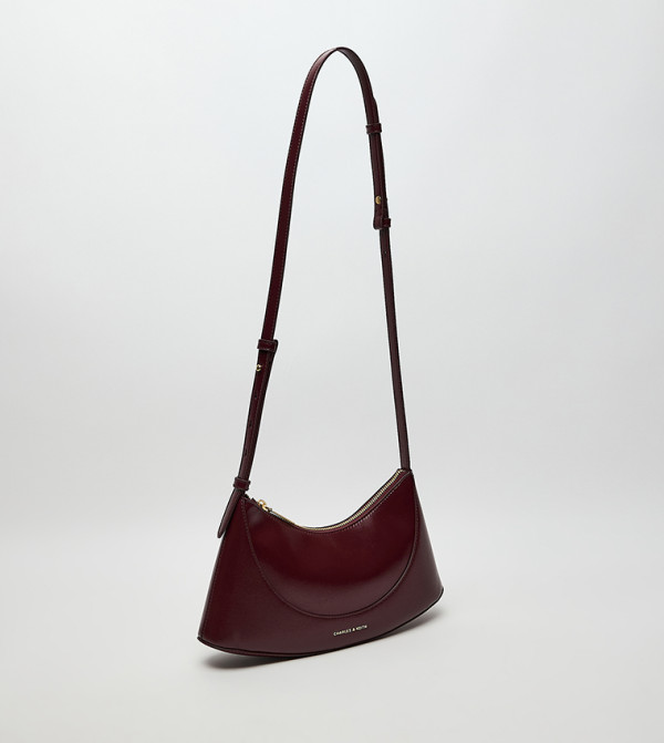 Charles & Keith Bags - Burgundy Shoulder bags