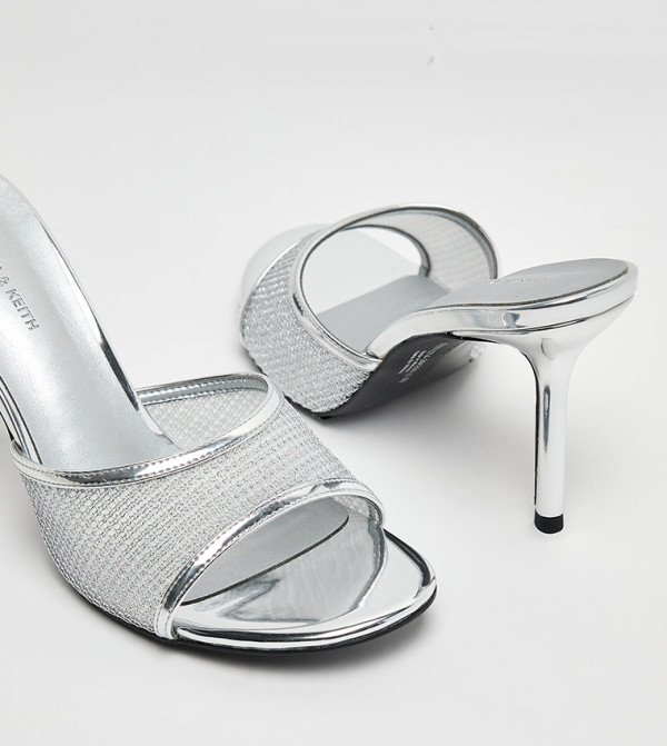 Charles & Keith Shoes - Silver Stilettos