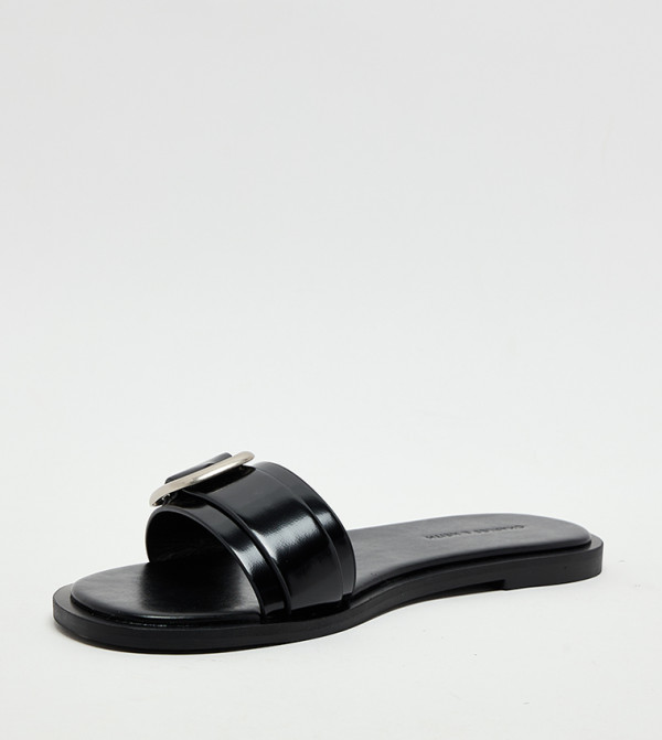 Charles & Keith Charles & Keith - Black Flat Sandals