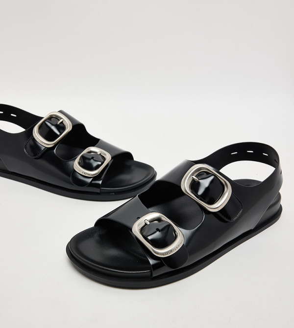 Charles & Keith Shoes - Black Flat Sandals