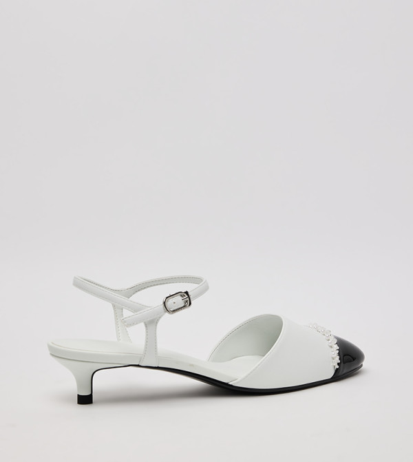 Charles & Keith  summer-workwear-w - White Heels