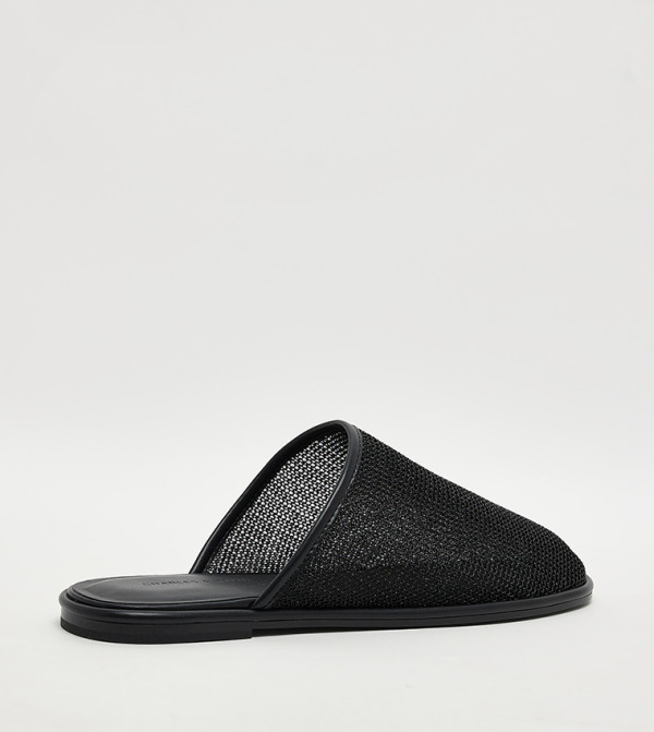 Charles & Keith Charles & Keith - Black Casual Slip-ons