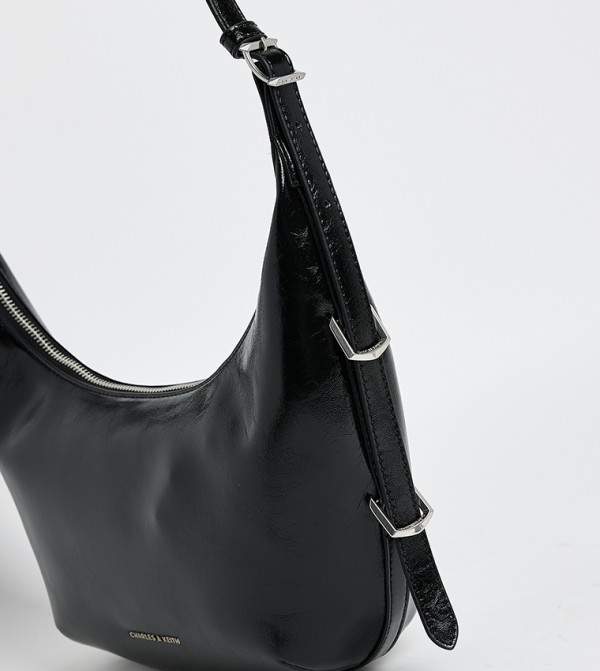 Charles & Keith  Hobo Bags - Black Hobo Bags