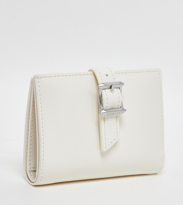 Charles & Keith  Small Leather Goods - Cream Wallets