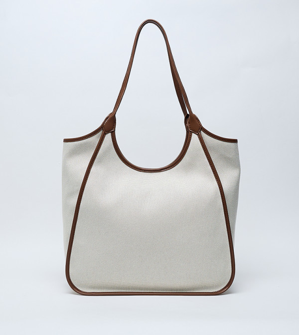 Charles & Keith  caution-hottest-deals-kw - Beige Shoulder bags