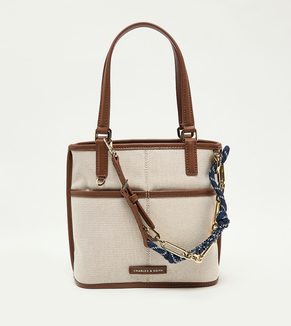 Charles & Keith  Handbags - Brown Tote Bags