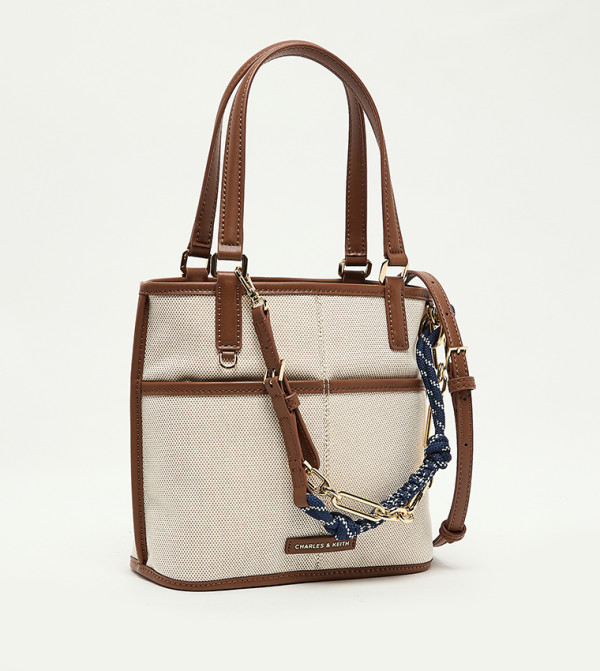 Charles & Keith  Handbags - Brown Tote Bags
