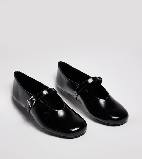 Charles & Keith Sandals - Black Mary Janes