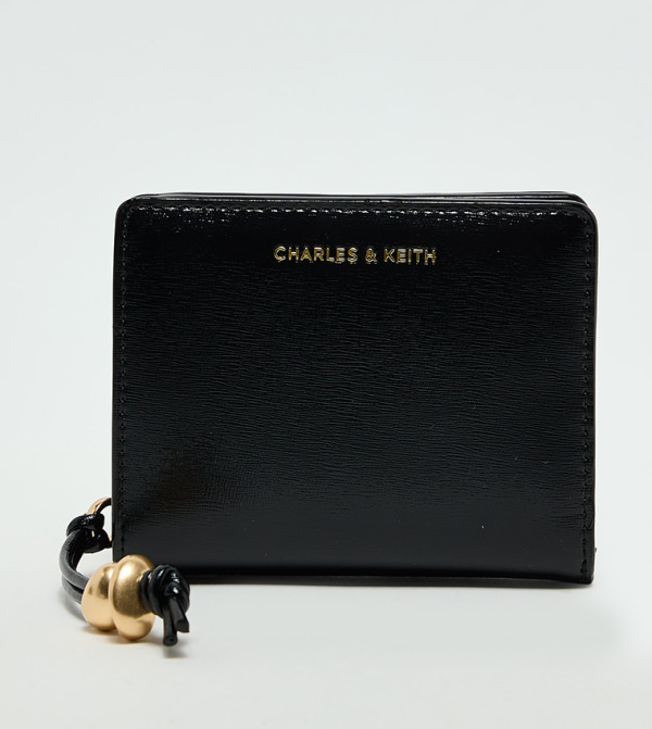 Charles & Keith Small Leather Goods - Black Wallets