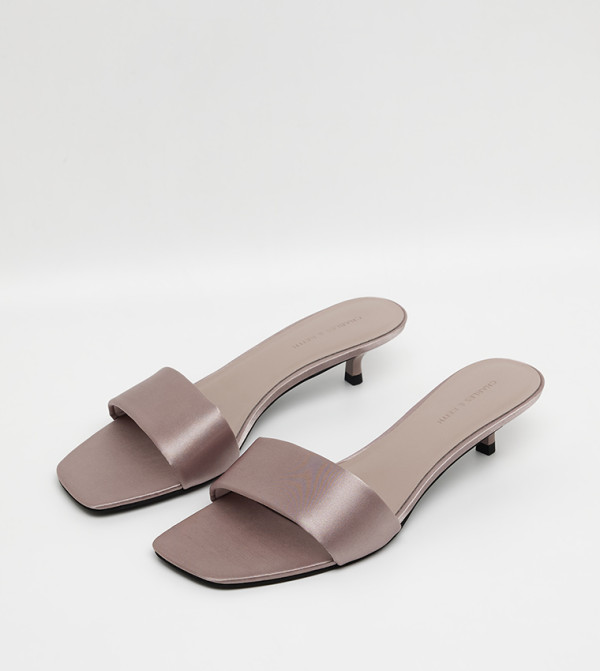 Charles & Keith  cherry-mohogany - Mauve Heels