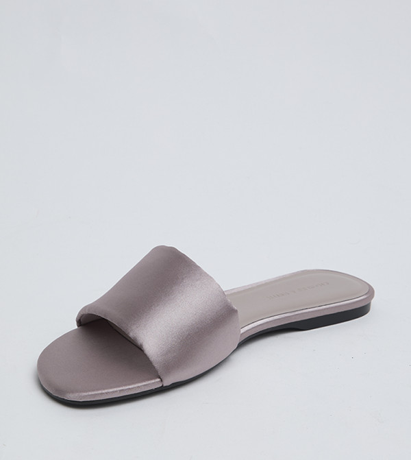 Charles & Keith  cherry-mohogany - Mauve Slides