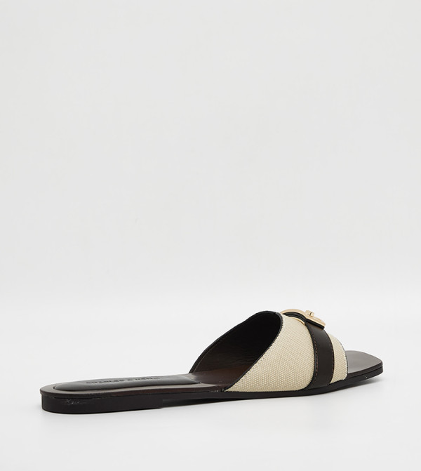 Charles & Keith Charles & Keith - Beige Flat Sandals
