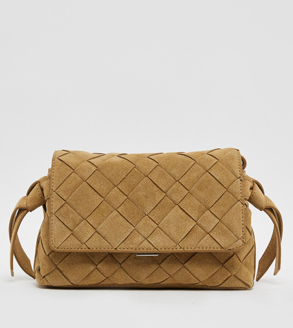 Charles & Keith  Crossbody Bags - Beige Cross Body Bags
