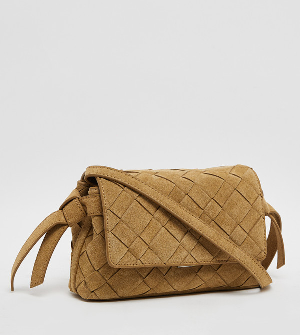 Charles & Keith  Crossbody Bags - Beige Cross Body Bags