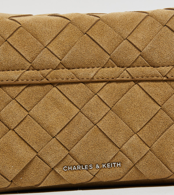 Charles & Keith  Crossbody Bags - Beige Cross Body Bags