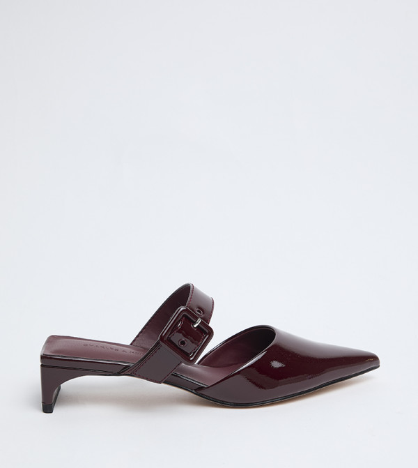 Charles & Keith  Heels - Burgundy Heels