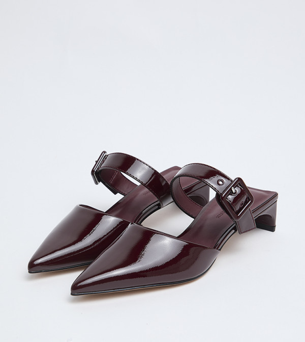 Charles & Keith  Heels - Burgundy Heels