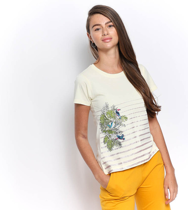 Clovia Clovia - Yellow Tops & Tshirts