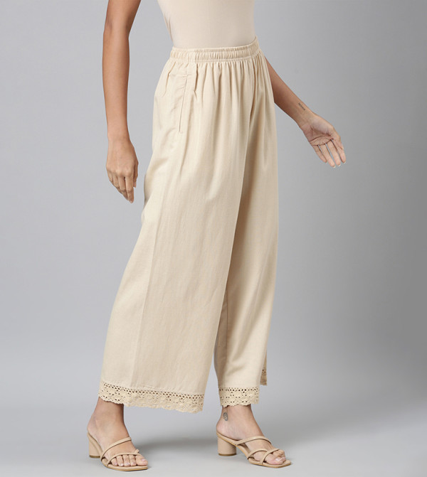 Go Colors Clothing - Cream Bottoms