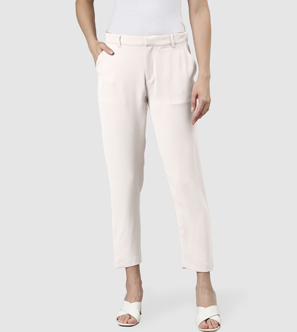 Go Colors Go Colors - Ivory Formal Pants