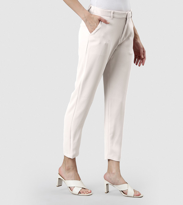 Go Colors Go Colors - Ivory Formal Pants