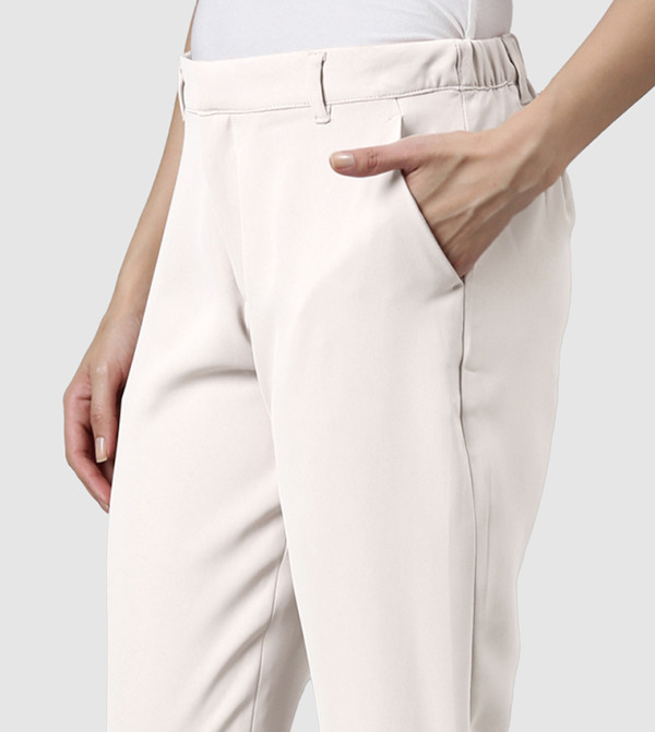 Go Colors Go Colors - Ivory Formal Pants