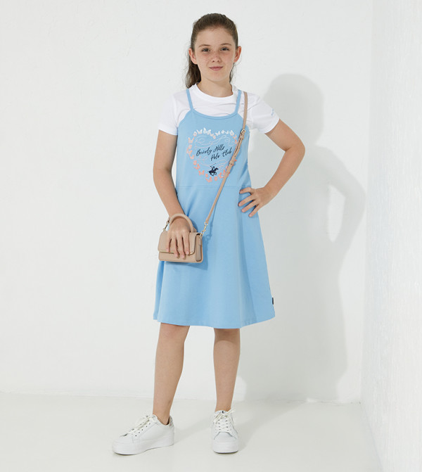 Beverly Hills Polo Club  - Blue Casual Dress